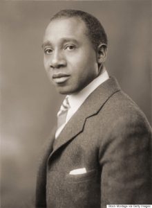 Sepia colored photograph of American music composer and conductor Robert Nathaniel Dett (1882 - 1943), early 20th century. (Photo by Stock Montage/Getty Images)